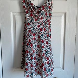 Realisation Par mini dress white floral batik print XS